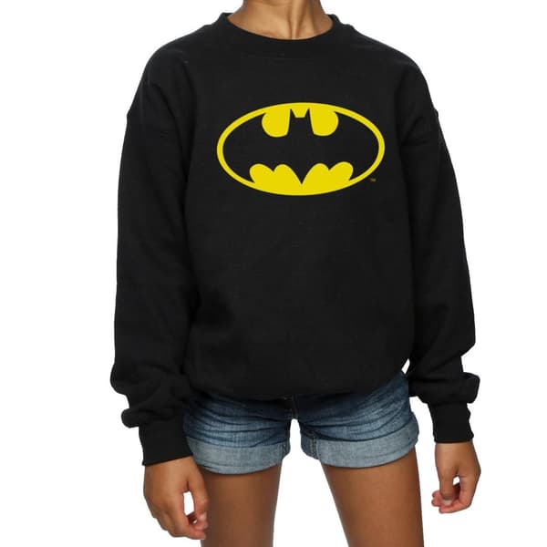 DC Comics Girls Batman Logo Sweatshirt