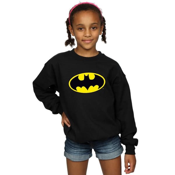 DC Comics Girls Batman Logo Sweatshirt
