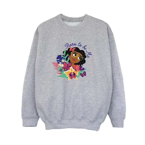 Disney Boys Encanto Born To Be Me Sweatshirt Sports Grey 12-13 Years