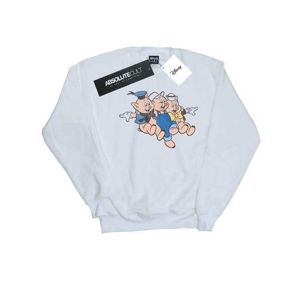 Disney Mens Three Little Pigs Jump Sweatshirt