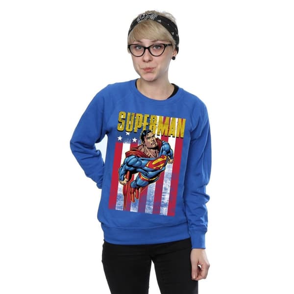 DC Comics Womens/Ladies Superman Flight Sweatshirt