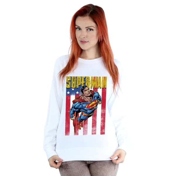 DC Comics Womens/Ladies Superman Flight Sweatshirt
