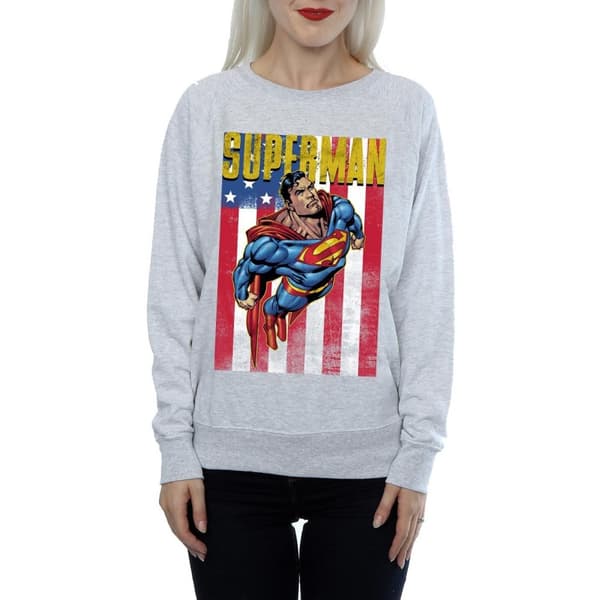 DC Comics Womens/Ladies Superman Flight Sweatshirt