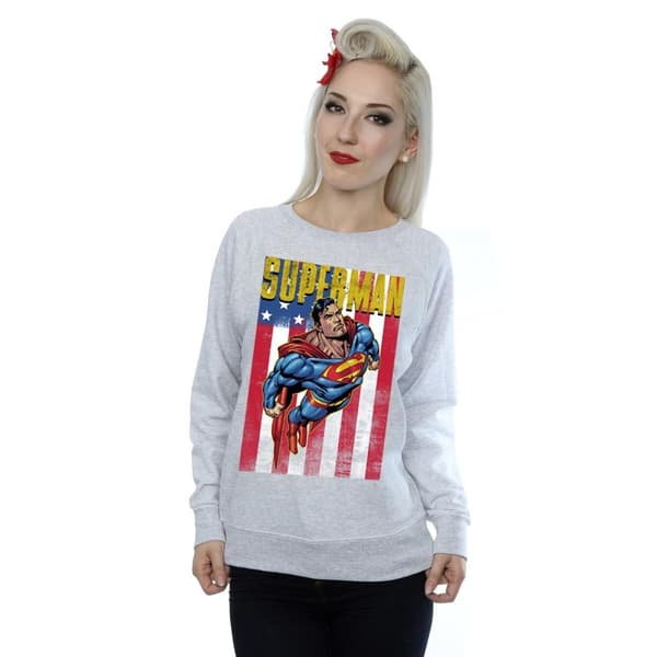 DC Comics Womens/Ladies Superman Flight Sweatshirt