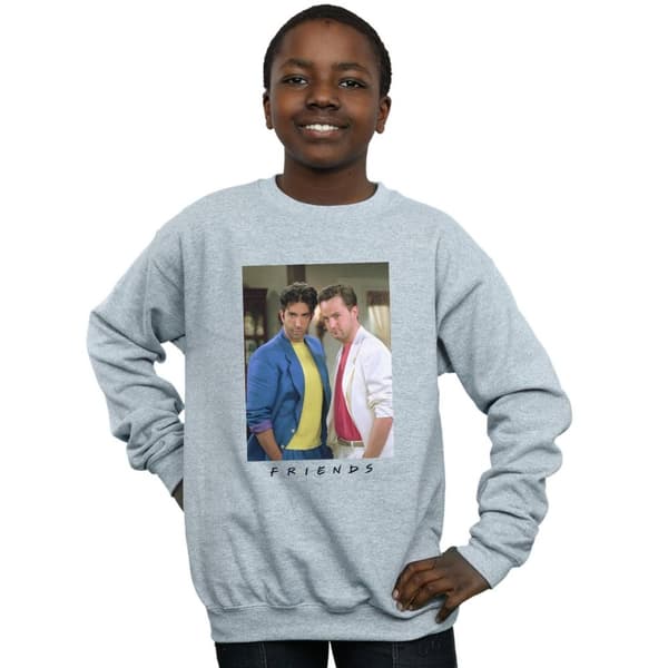 Friends Sweatshirt - Ross And Chandler College, pojkar