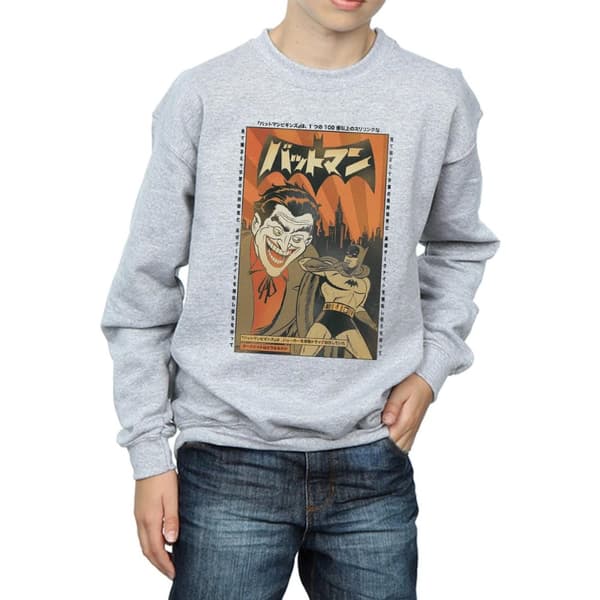 DC Comics Boys The Joker Cover Sweatshirt