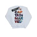 Miniatyrbild 1 av 3: Marvel Sweatshirt med rymdtext för pojkar Captain Marvel