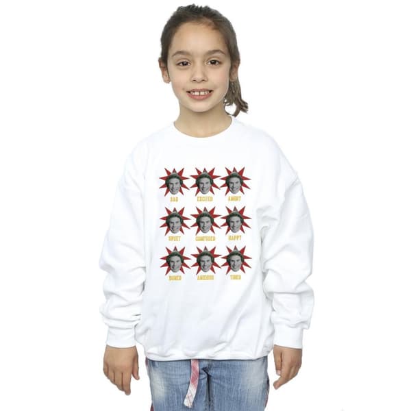 Elf Girls Many Moods Of Buddy Sweatshirt