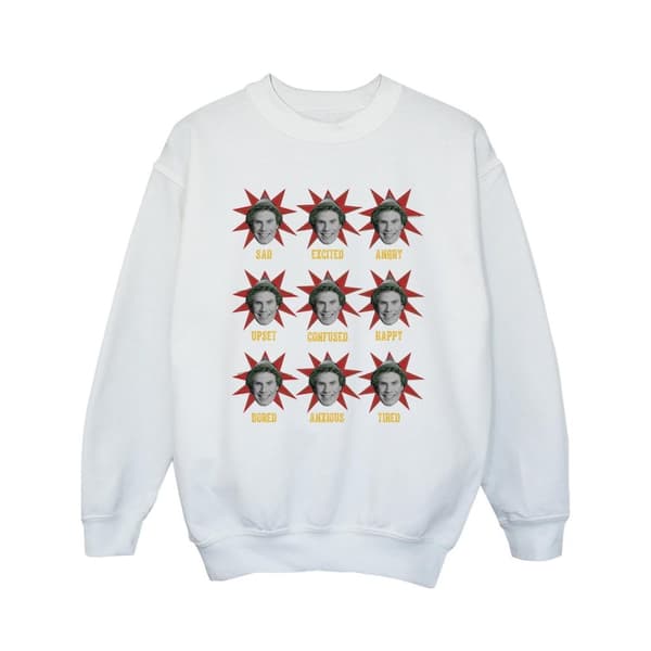 Elf Girls Many Moods Of Buddy Sweatshirt