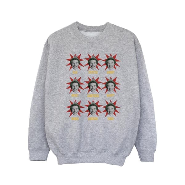Elf Girls Many Moods Of Buddy Sweatshirt