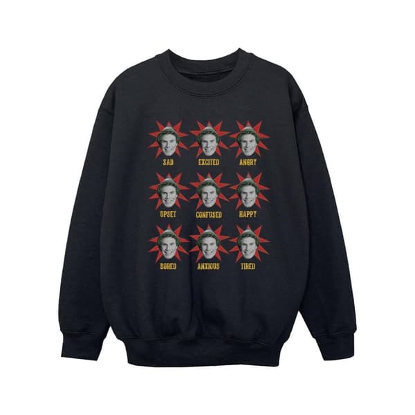 Elf Girls Many Moods Of Buddy Sweatshirt