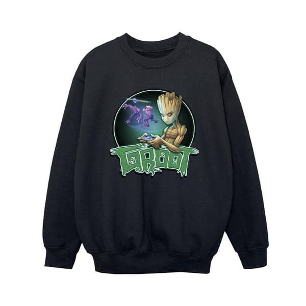 Marvel Boys Guardians Of The Galaxy Groot Gaming Ring Sweatshirt