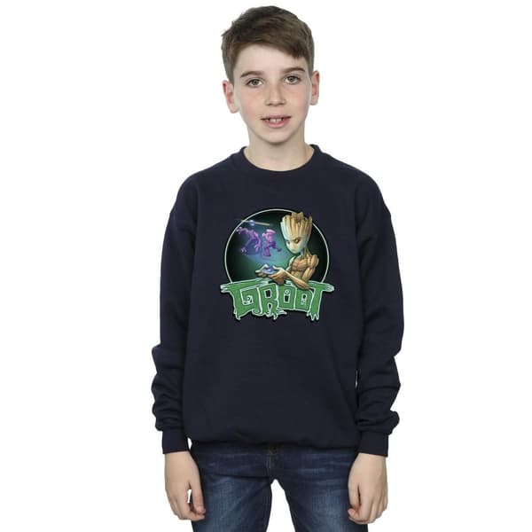 Marvel Boys Guardians Of The Galaxy Groot Gaming Ring Sweatshirt