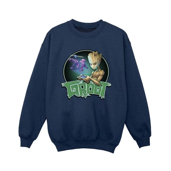 Marvel Boys Guardians Of The Galaxy Groot Gaming Ring Sweatshirt