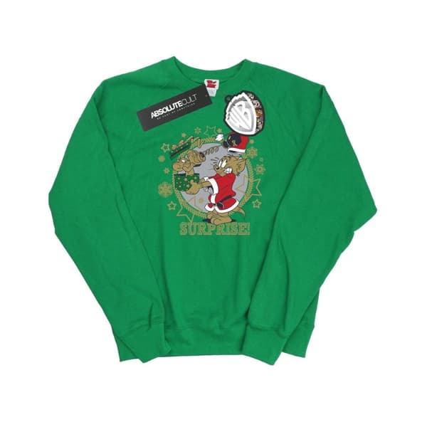 Tom And Jerry Sweatshirt med julöverraskning för kvinnor/damer