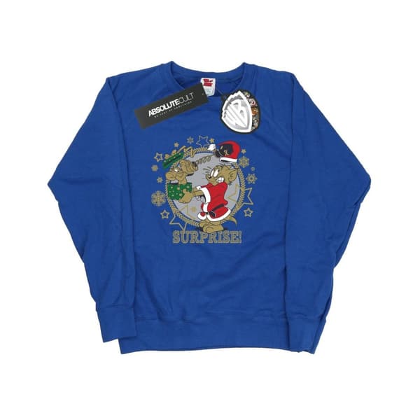 Tom And Jerry Sweatshirt med julöverraskning för kvinnor/damer