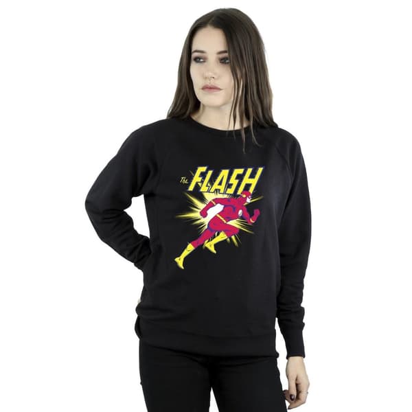DC Comics Womens/Ladies The Flash Running Sweatshirt