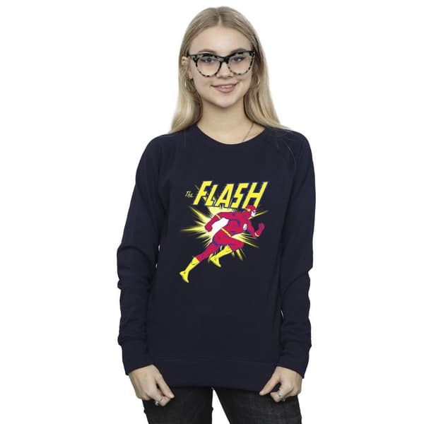 DC Comics Womens/Ladies The Flash Running Sweatshirt