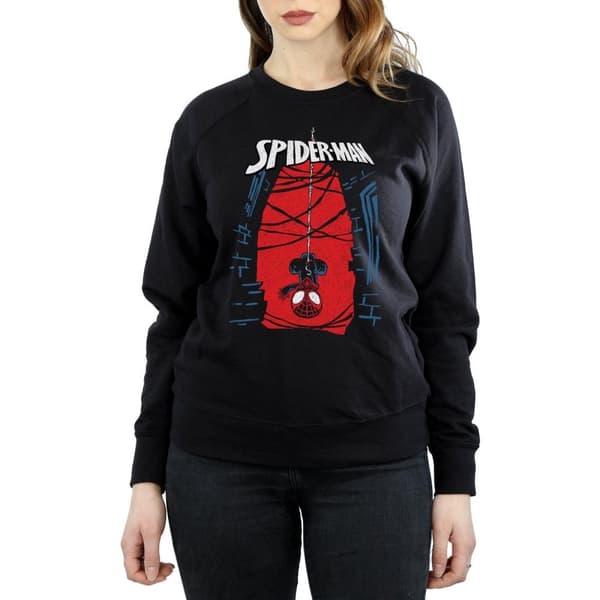Marvel Womens/Ladies Spider-Man Hanging Sketch Sweatshirt