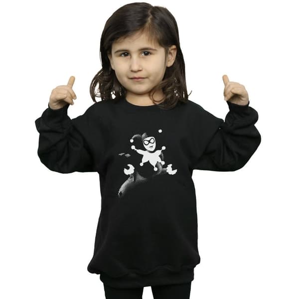 DC Comics Harley Quinn Sweatshirt med prickar för flickor