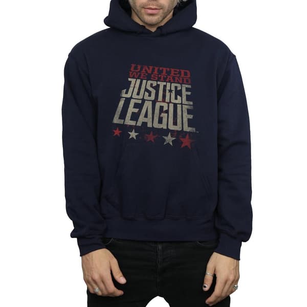 DC Comics Justice League Movie United We Stand-hoodie för herrar