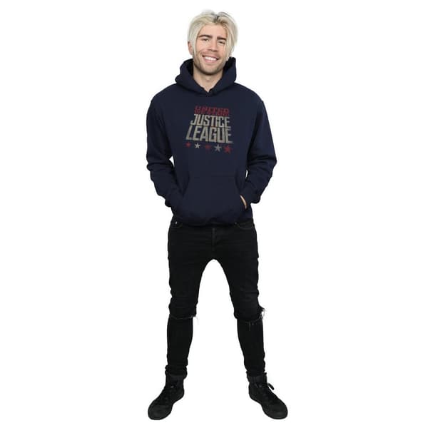 DC Comics Justice League Movie United We Stand-hoodie för herrar