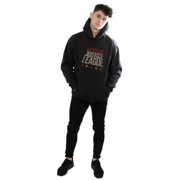 DC Comics Justice League Movie United We Stand-hoodie för herrar
