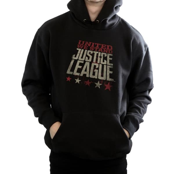 DC Comics Justice League Movie United We Stand-hoodie för herrar