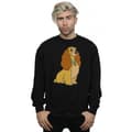 Miniatyrbilde 2 av 3: Disney Mens Lady And The Tramp Lady Spaghetti Heart Sweatshirt