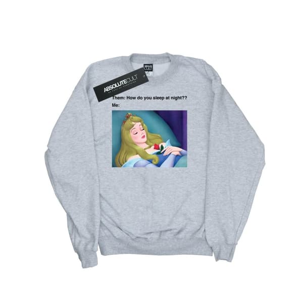 Disney Mens Sleeping Beauty Meme Sweatshirt