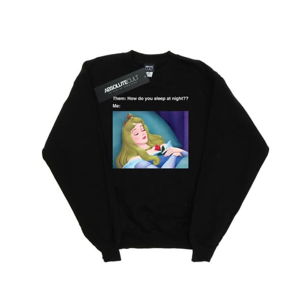 Disney Mens Sleeping Beauty Meme Sweatshirt