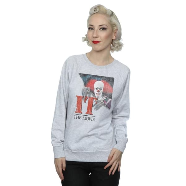 It (1990) Womens/Ladies Distressed Poster Sweatshirt
