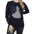 Pikkukuva 3 / 5: Disney Princess Womens/Ladies Belle Christmas Silhouette Sweatshirt