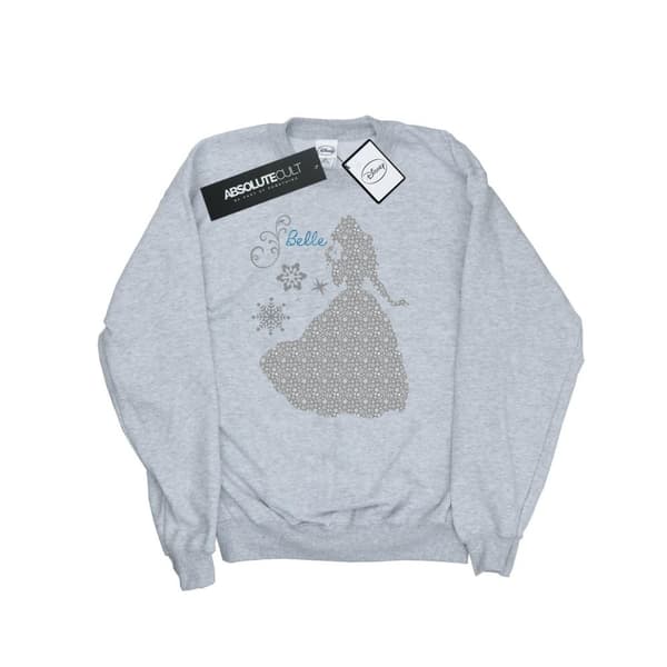 Disney Princess Womens/Ladies Belle Christmas Silhouette Sweatshirt