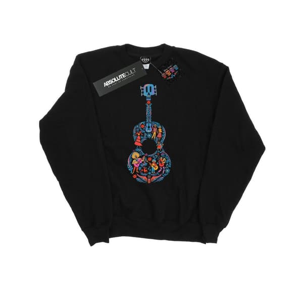Disney Mens Coco Guitar Pattern Sweatshirt