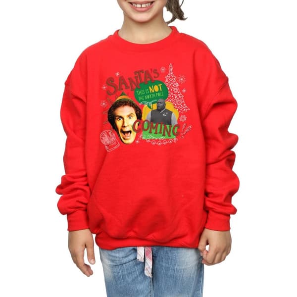 Elf Girls North Pole Sweatshirt