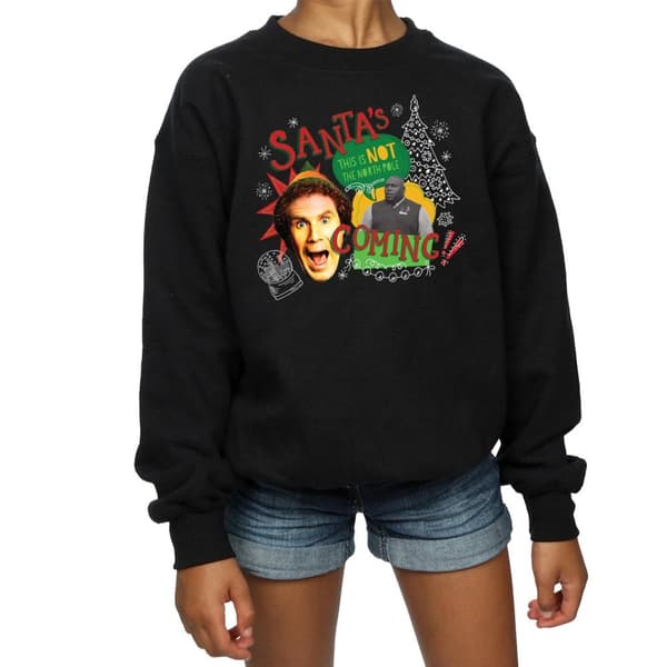 Elf Girls North Pole Sweatshirt