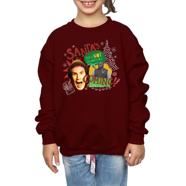 Elf Girls North Pole Sweatshirt