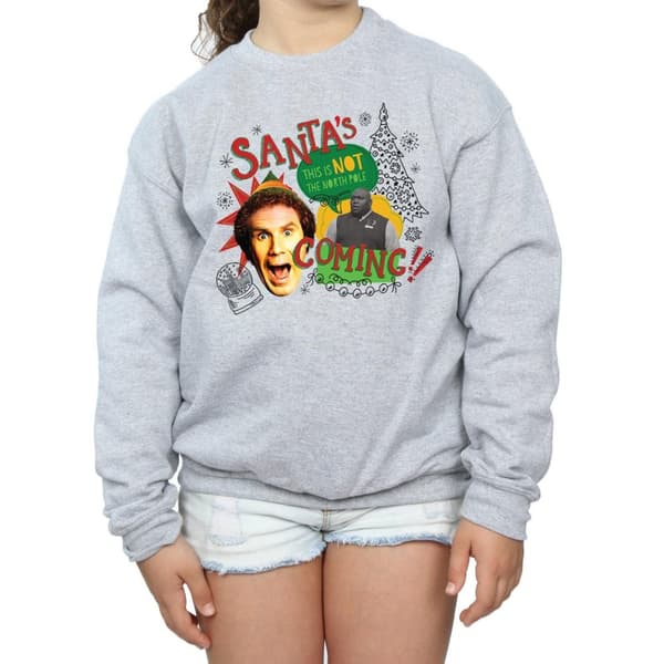 Elf Girls North Pole Sweatshirt