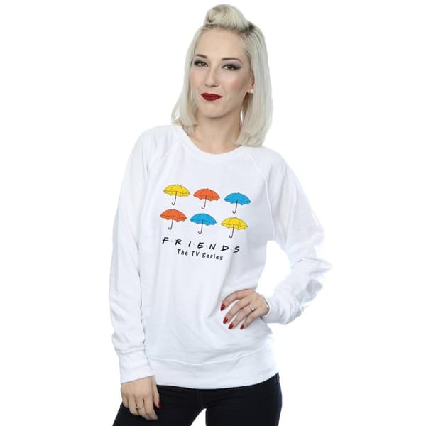 Friends Sweatshirt med färgade paraplyer - dam/dam