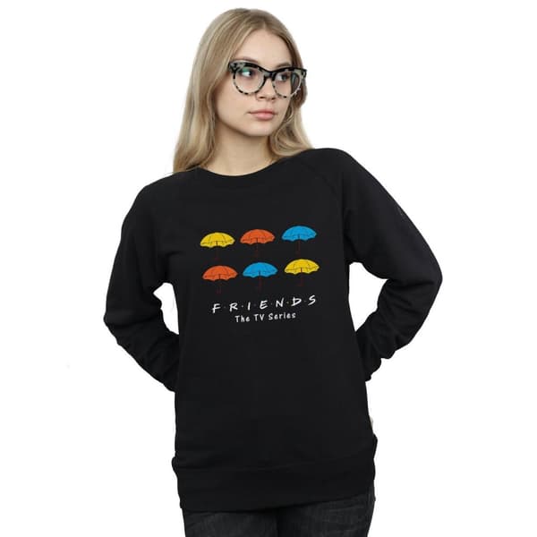Friends Sweatshirt med färgade paraplyer - dam/dam