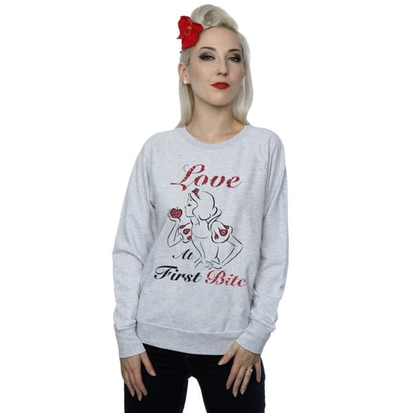 Disney Princess Womens/Ladies Snow White Love At First Bite Sweatshirt