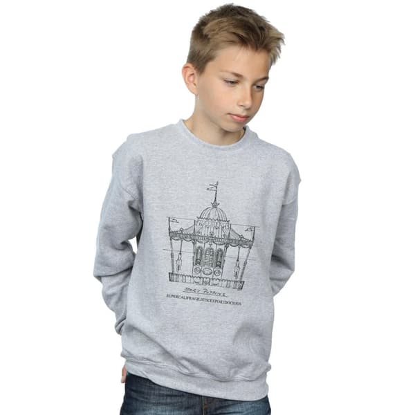 Disney Pojkar Mary Poppins Karusell Sketch Sweatshirt