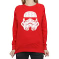 Miniatyrbild 3 av 5: Star Wars Sweatshirt med stormtrooperhjälm och julklappar för kvinnor/damer