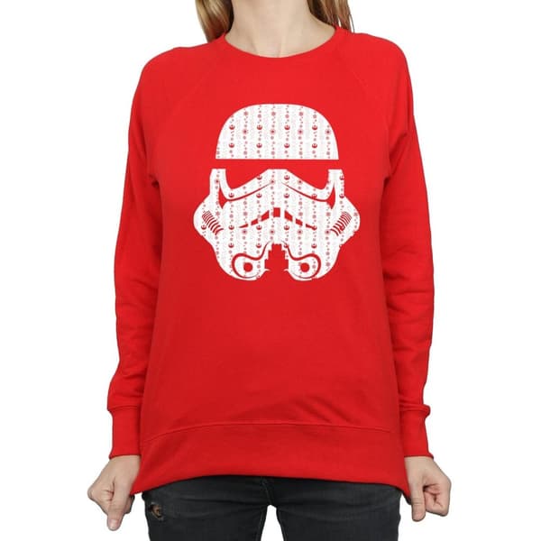 Star Wars Sweatshirt med stormtrooperhjälm och julklappar för kvinnor/damer