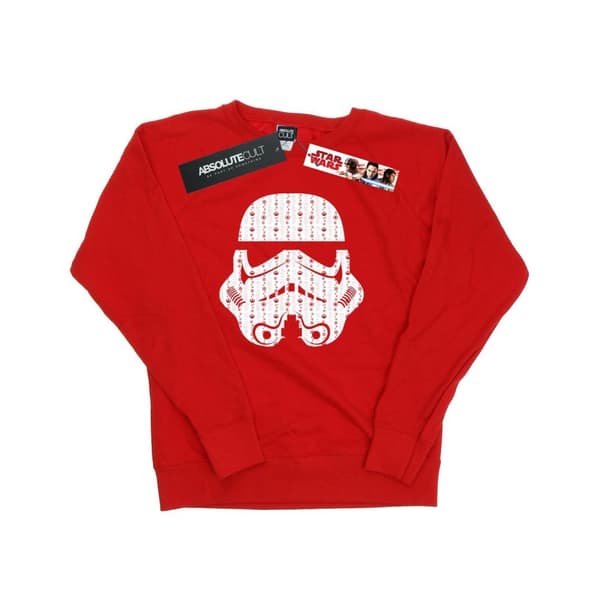 Star Wars Sweatshirt med stormtrooperhjälm och julklappar för kvinnor/damer