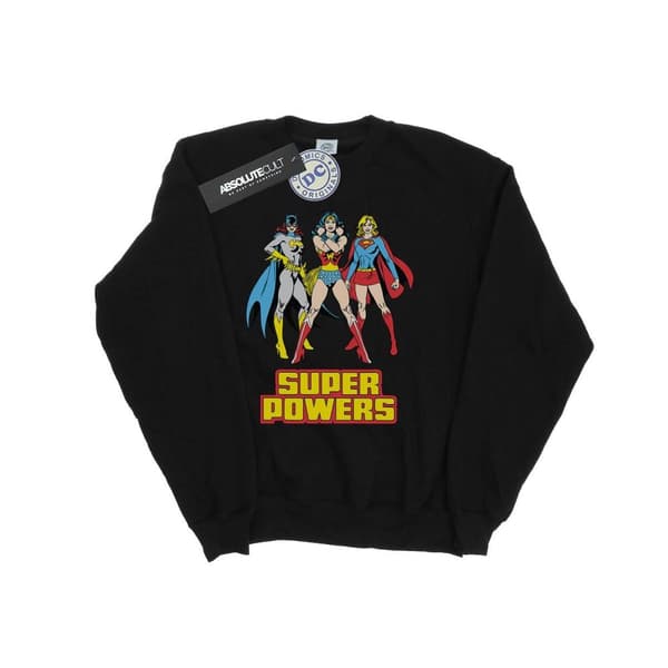 DC Comics Girls Wonder Woman Super Power Group Sweatshirt