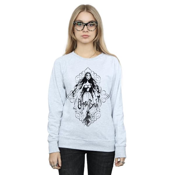 Corpse Bride Womens/Ladies Sketched Bride Sweatshirt