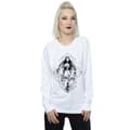 Miniatyrbilde 2 av 3: Corpse Bride Womens/Ladies Sketched Bride Sweatshirt