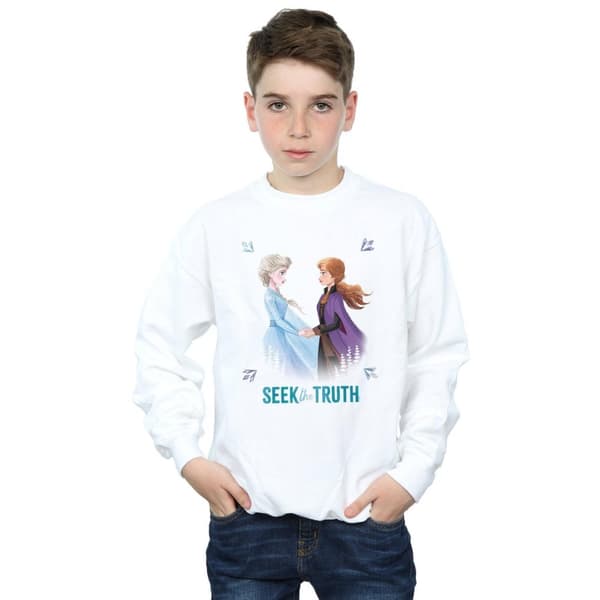 Disney Pojkar Frozen 2 Elsa And Anna Seek The Truth Sweatshirt